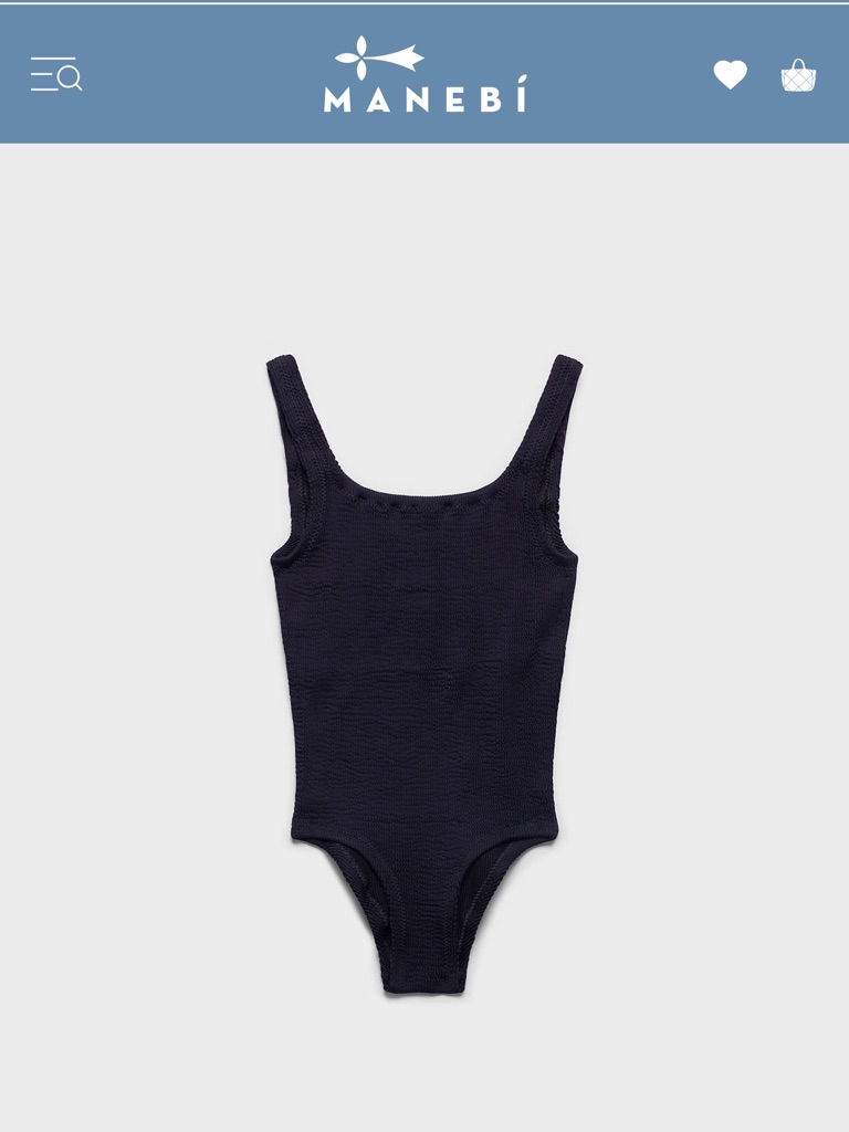 Maneb Seersucker One Piece Swimsuit